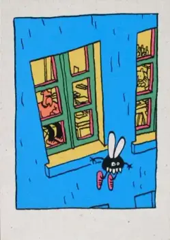 Sérigraphie de Lewis Trondheim accompagnant Mune Comix n°4