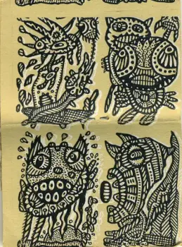Double page extraite de À Bout Portant, de Kerozen, collection Microbes