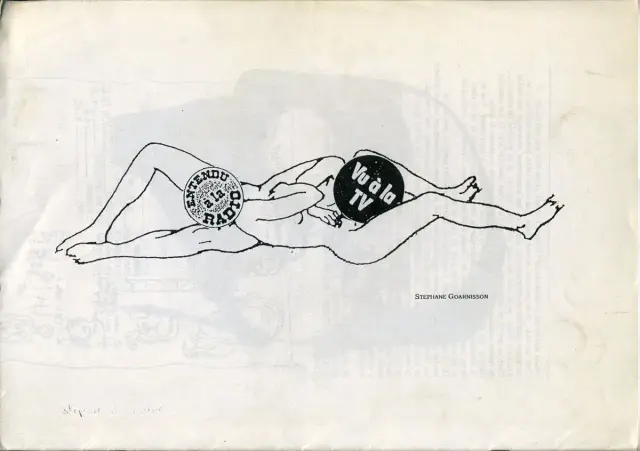 Illustration de Stéphane Goarnisson extraite de Dissensus, spécial Graphistes, ca. 1995