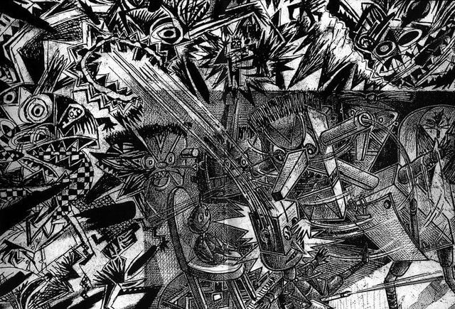 Dessin à quatre mains - Bruno Richard / Pascal Doury - 1983