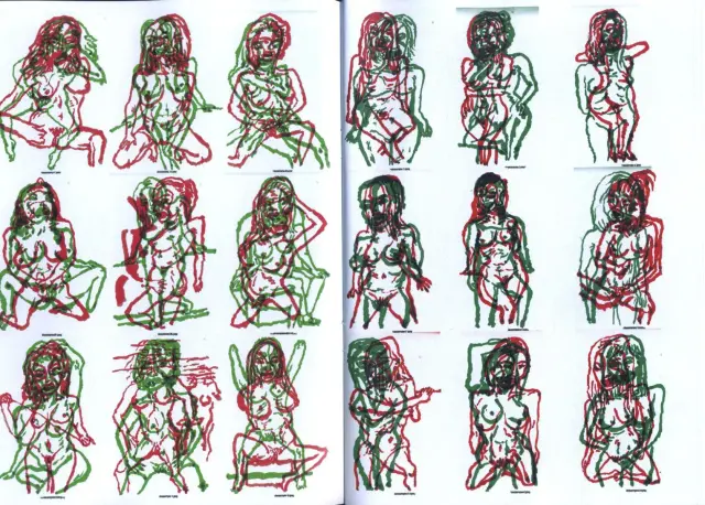 Double page extraite du n° 125-126 d'ESDS, de Bruno Richard - Éd. Elica 2023