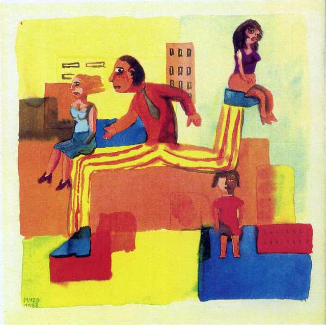 Illustration de Muzo extraite de La boîte de punaises la boîte d'épingles, 1992