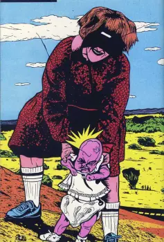 Illustration de Pierre La Police extraite de La boîte de punaises la boîte d'épingles, 1992