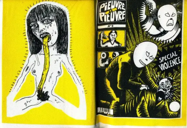 Détail de la pochette du graphzine La Pieuvre n°4