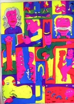 Illustration de Muzo extraite de Manège, 1984