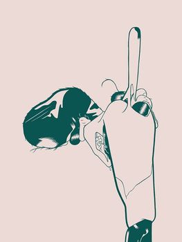 Illustration extraite de Planet fesse - The Pit 2024