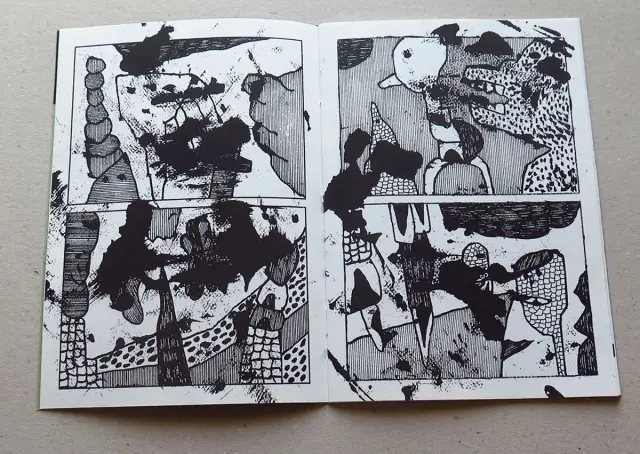 Double page de Romance, Kerozen - Éd. Adverse, 2023
