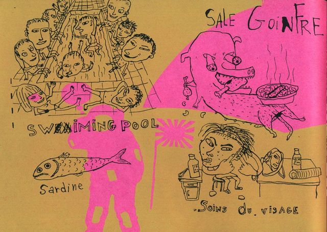Illustration de Caroline Sury extraite de S avec suprême Silex, éd. le Dernier Cri 1999