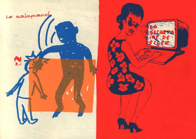 Illustration de Silex extraite de S avec suprême Silex, éd. le Dernier Cri 1999