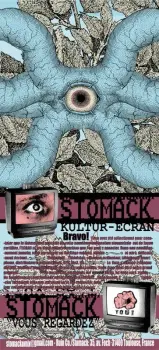 Flyer accompagnant la sortie de Stomack #9, éd. Ruin Comix