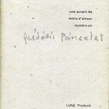 Une putain de lettre d'amour
