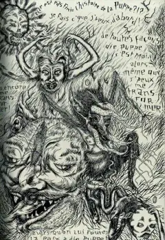 Dessin de Nuvish publié dans Die Puppe