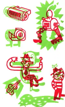 Illustration de Olaf Ladousse extraite de Equilicua