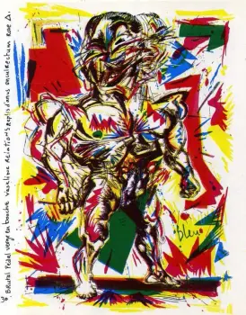 Illustration de Bruno Richard extraite de Kolor Love, Rose Mâle, Bleu Femelle