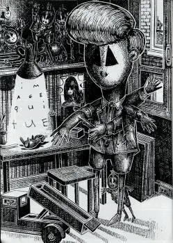Illustration de Pascal Doury extraite de Infrarot n° 4, 1984.