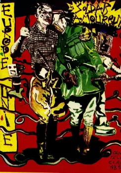 Illustration d'Olivia Clavel extraite de Infrarot n° 7, 1986.