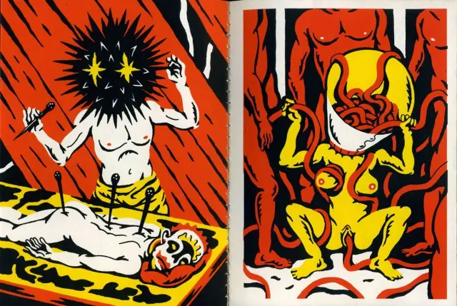 Double page extraite de Kamp 77, de Brulex - Éd. Le Chenil 2018