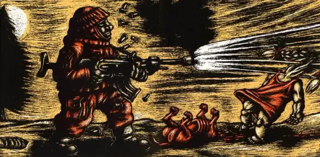 2 volets extraits de L'Art de la Guerre, de Rémi
