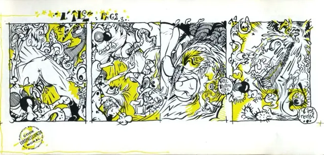 Illustration extraite de L'Île Noire, de The Pit - Éd. PBDN 1989