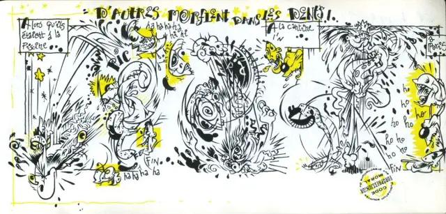 Illustration extraite de L'Île Noire, de The Pit - Éd. PBDN 1989
