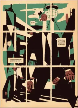 Planche extraite de L'œil Privé de Blexbolex