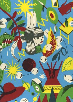 Dos de Couverture de La fleur Oracle, de Blexbolex, éd. Atelier CO-OP