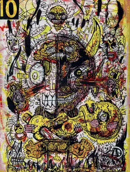 Dos de la pochette du Dernier Cri n° 10, éd. Le dernier cri, 1995.