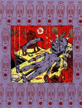 Couverture du cahier n° 3 du Dernier Cri n° 10, éd. Le dernier cri, 1995.