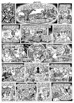 Planche de Jean-Christophe Menu extraite de Menu 30/40, éd. L'Apocalypse 2025