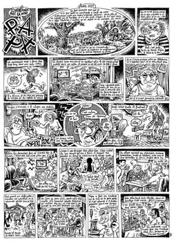 Planche de Jean-Christophe Menu extraite de Menu 30/40, éd. L'Apocalypse 2025