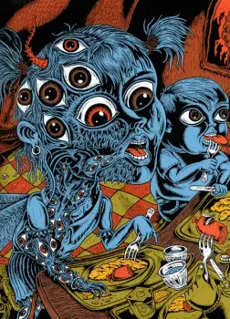 Illustration de Stéphane Blanquet extraite de Miel de Fond, Éd. Bongoût