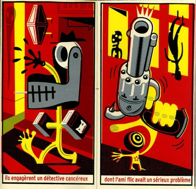 Double page extraite de Pictodrame, Rocco - Éd. CBO 2003