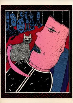 Illustration de Mark Beyer extraite de Pooooo, éditions CBO 1996