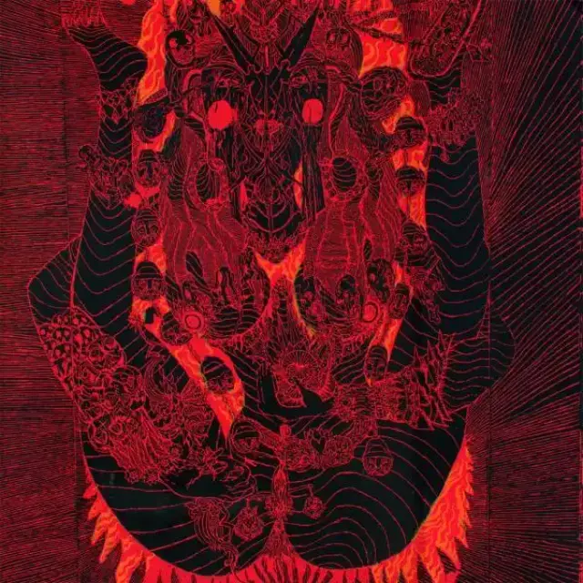 Illustration de Julien Rictus tirée de Psykémétal
