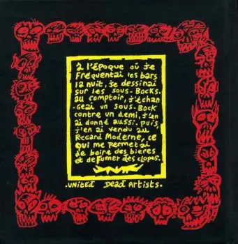 Dos de couverture de Sous-bocks, d'Y5/P5 - Éd. United Dead Artists.