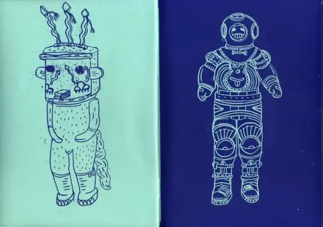 Double page extraite de Space Hopi