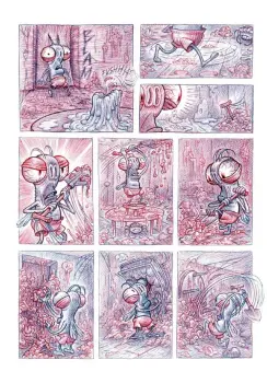 Page extraite de Stum, de Yann Taillefer - Éd. Super Loto Éditions