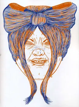 Illustration de Céline Guichard extraite de Tignasse Parade, éd. Méconium - 2016.