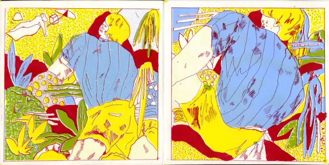 Double page extraite de Tripi à la recherche de l'amour, Gotié - éd. La SARL