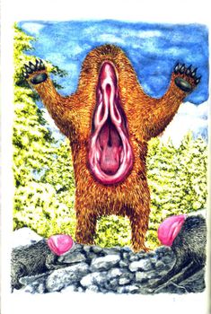 Illustration extraite de Wild sex de David Guedin, éd. Le Dernier Cri 2025