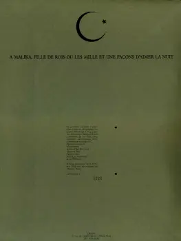 Intérieur de la pochette du portfolio Chic ou voyou, de Benito, éd. L'Atelier, 1983.