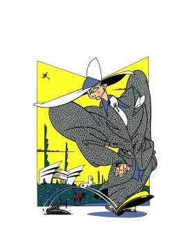Illustration de Benito extraite du portfolio Chic ou voyou, éd. L'Atelier, 1983.