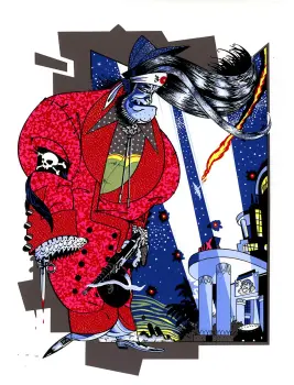 Illustration de Benito extraite du portfolio Chic ou voyou, éd. L'Atelier, 1983.