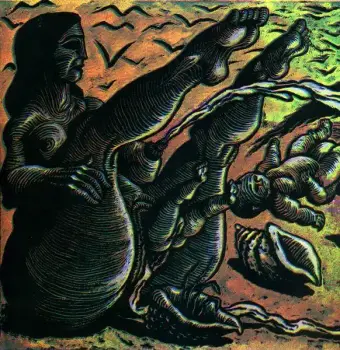 Illustration extraite du livret accompagnant The End de Rémi