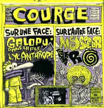 Verso du Disc-Comix Courge