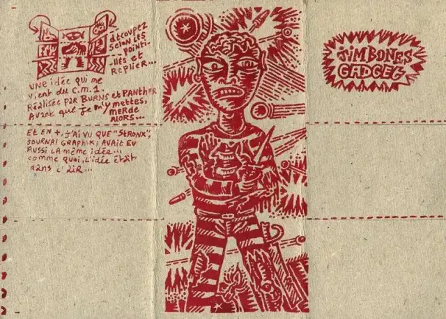 Verso du carton d'invitation de l'exposition Y5/P5 au Regard Moderne
